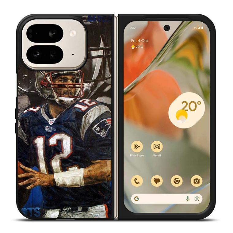 TOM BRADY NEW ENGLAND PATRIOTS NFL Google Pixel 9 Pro Fold Case Cover
