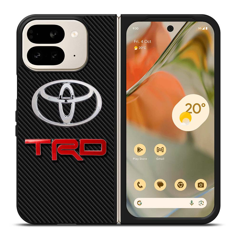 TOYOTA TRD LOGO CARBON Google Pixel 9 Pro Fold Case Cover