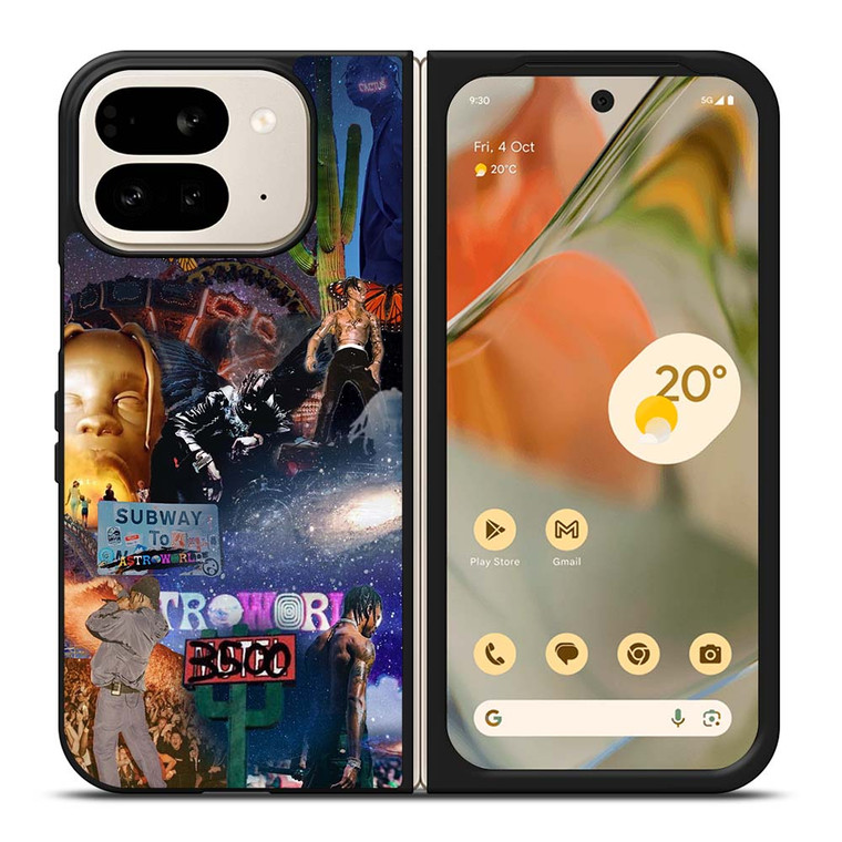 TRAVIS SCOTT COLLAGE Google Pixel 9 Pro Fold Case Cover