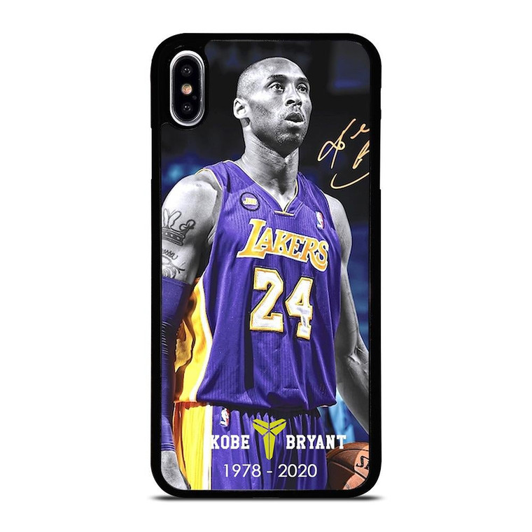 KOBE BRYANT 1978-2020 LAKERS iPhone XS Max case iPhone XS Max Case Cover
