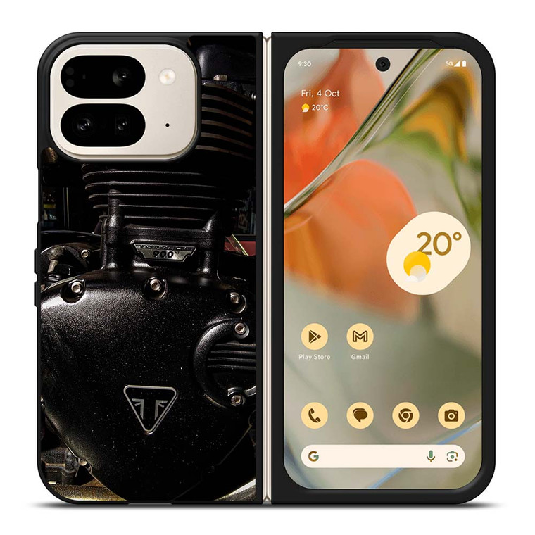 TRIUMPH MOTORCYCLE ENGINE Google Pixel 9 Pro Fold Case Cover