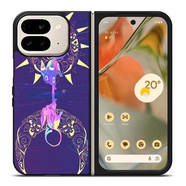 UMBREON SHINY POKEMON ART Google Pixel 9 Pro Fold Case Cover