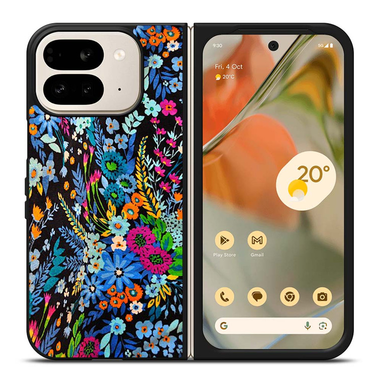 VERA BRADLEY MIDNIGHT BLUES Google Pixel 9 Pro Fold Case Cover