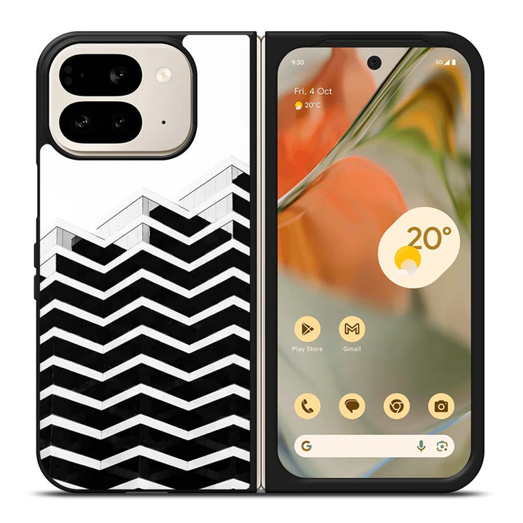 ZIG ZAG HALF PATTERN Google Pixel 9 Pro Fold Case Cover