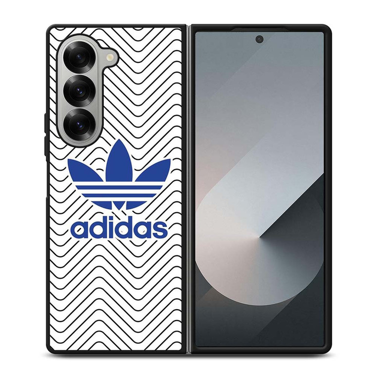 ADIDAS LOGO STRIPES WAVES Samsung Galaxy Z Fold 6 Case Cover