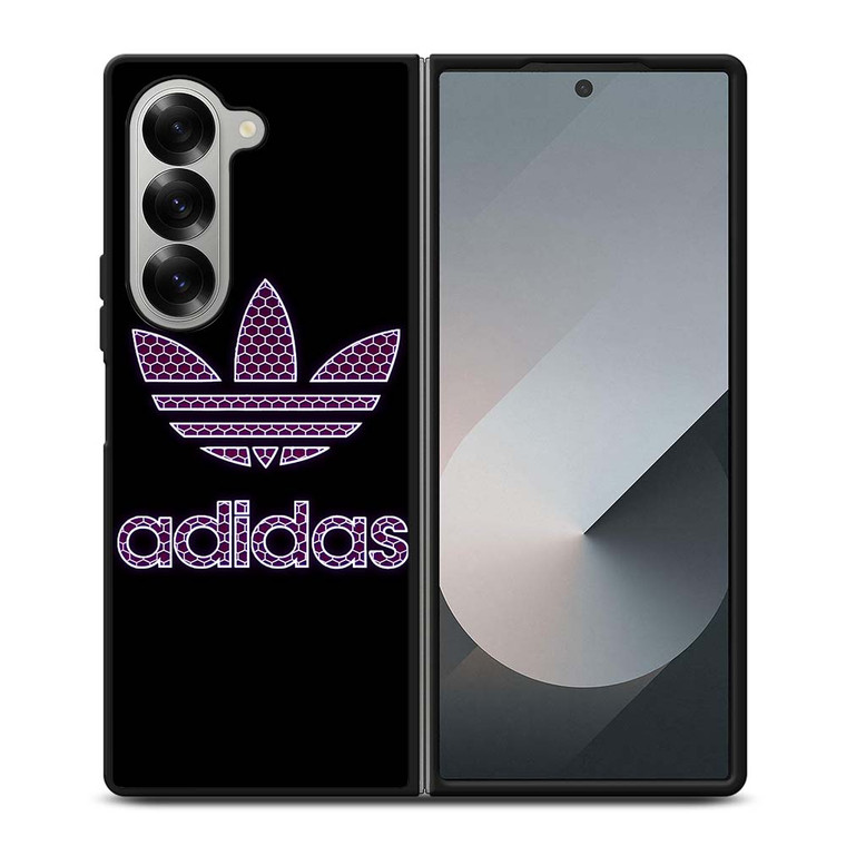 ADIDAS PURPLE NEON METAL Samsung Galaxy Z Fold 6 Case Cover