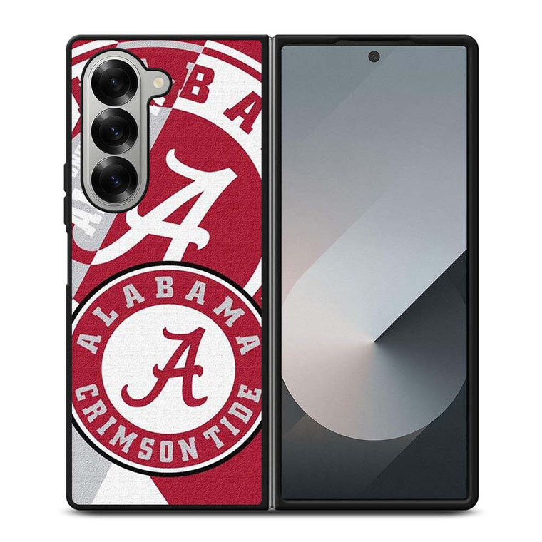 ALABAMA CRIMSON TIDE FOOTBALL NFL Samsung Galaxy Z Fold 6 Case Cover
