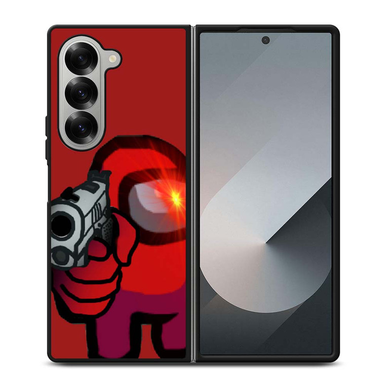 AMONG US IMPOSTOR RED Samsung Galaxy Z Fold 6 Case Cover