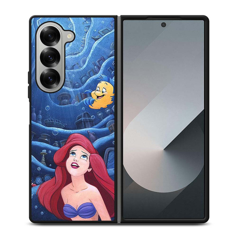 ARIEL THE LITTLE MERMAID CLASSIC DISNEY CARTOON Samsung Galaxy Z Fold 6 Case Cover