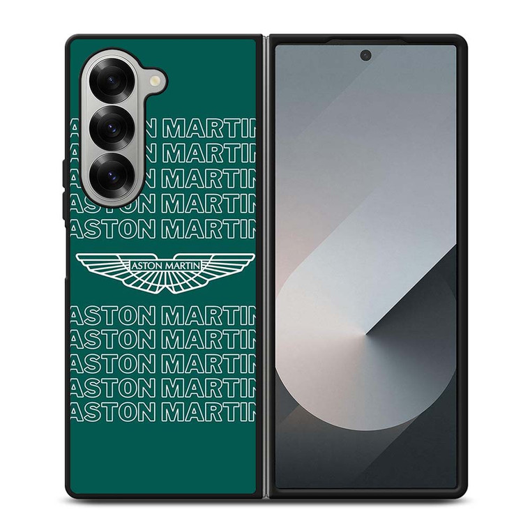 ASTON CAR LOGO GREEN Samsung Galaxy Z Fold 6 Case Cover