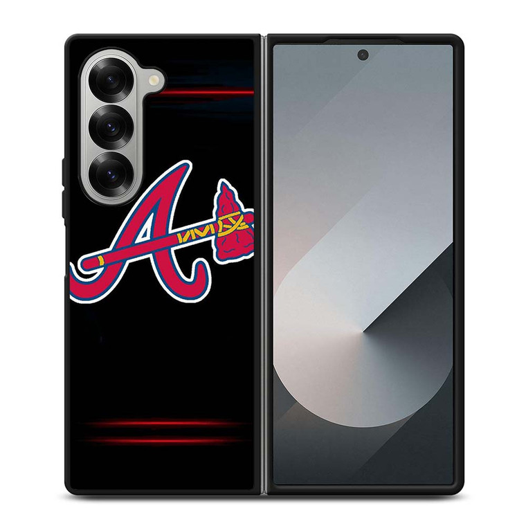 ATLANTA BRAVES ICON BASEBALL TEAM Samsung Galaxy Z Fold 6 Case Cover