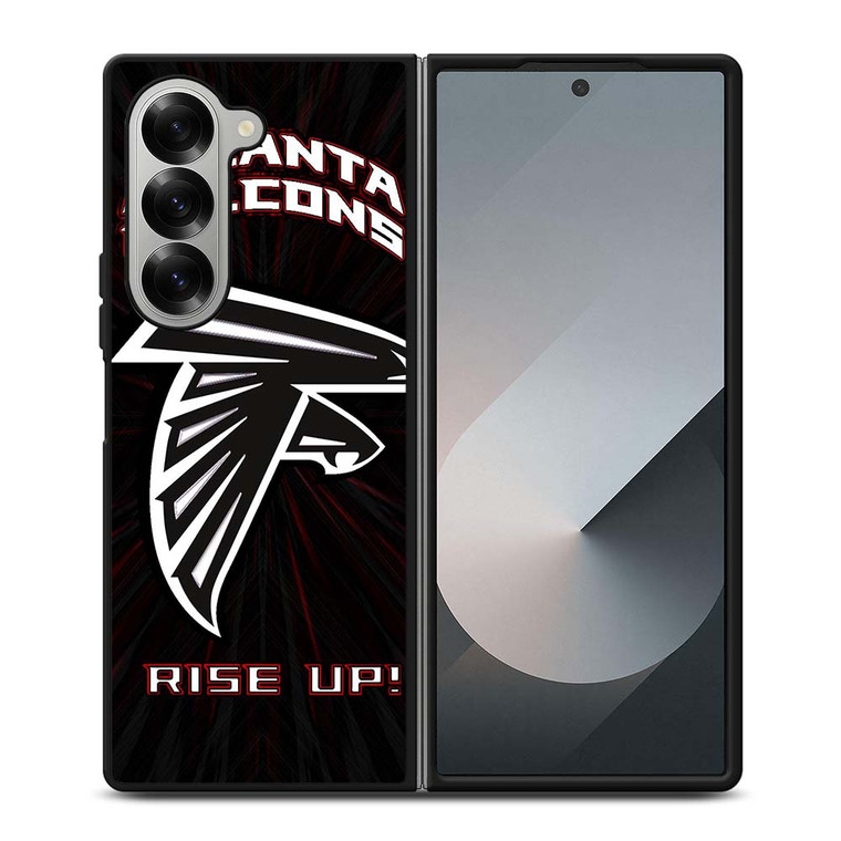 ATLANTA FALCONS RISE UP LOGO Samsung Galaxy Z Fold 6 Case Cover