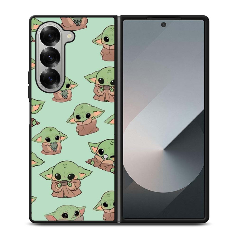 BABY YODA STAR WARS CARTOON Samsung Galaxy Z Fold 6 Case Cover