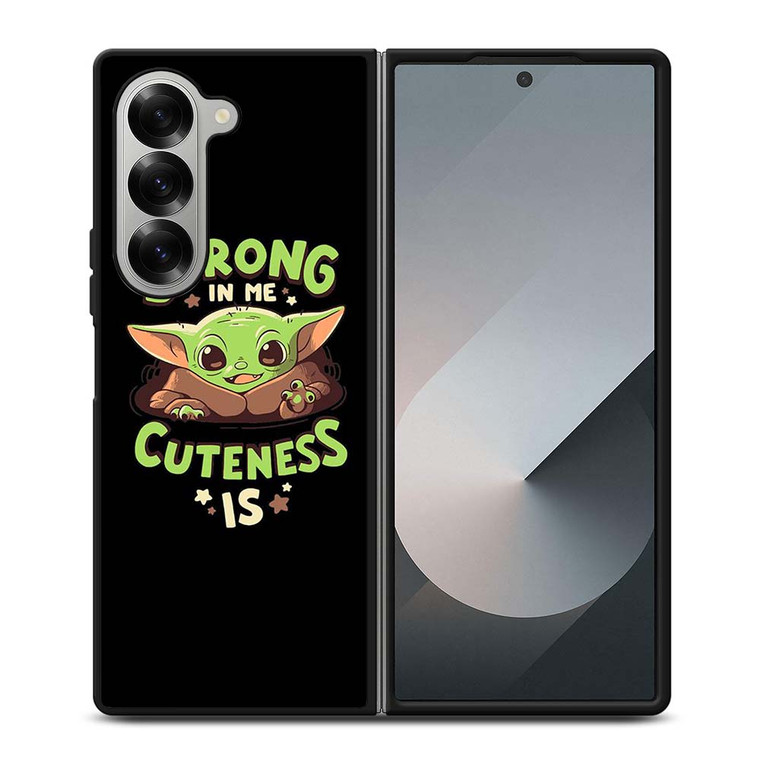 BABY YODA STAR WARS STRONG CUTENESS Samsung Galaxy Z Fold 6 Case Cover BABY YODA STAR WARS STRONG CUTENESS Samsung Galaxy Z Fold 6 Case Cover