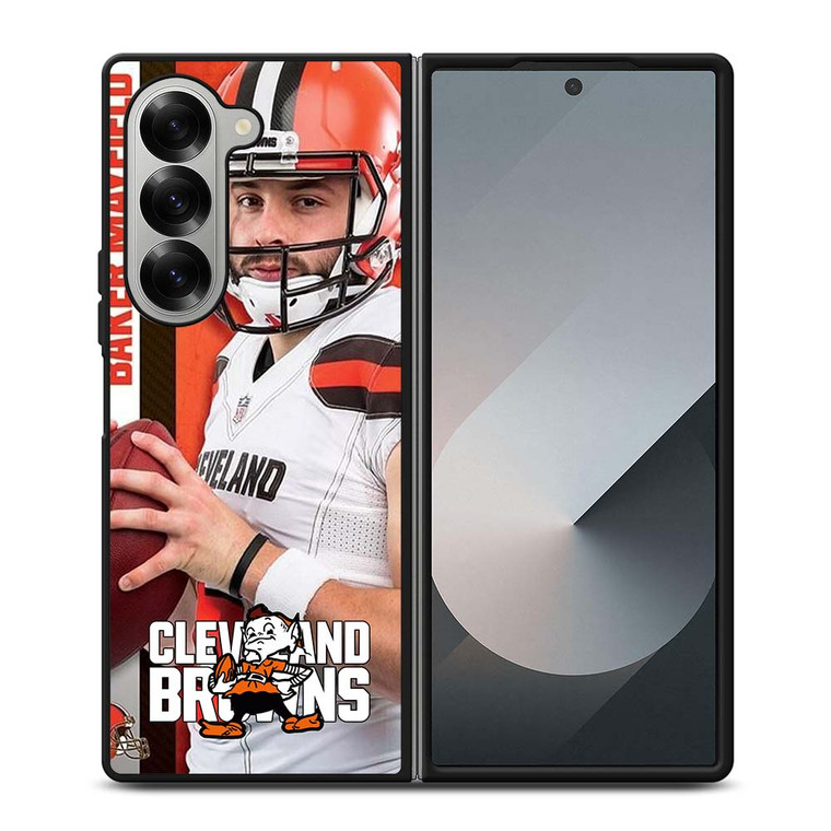 BAKER MAYFIELD CLEVELAND BROWNS NFL 2 Samsung Galaxy Z Fold 6 Case Cover