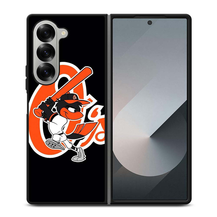 BALTIMORE ORIOLES LOGO BASEBALL TEAM MASCOT Samsung Galaxy Z Fold 6 Case Cover