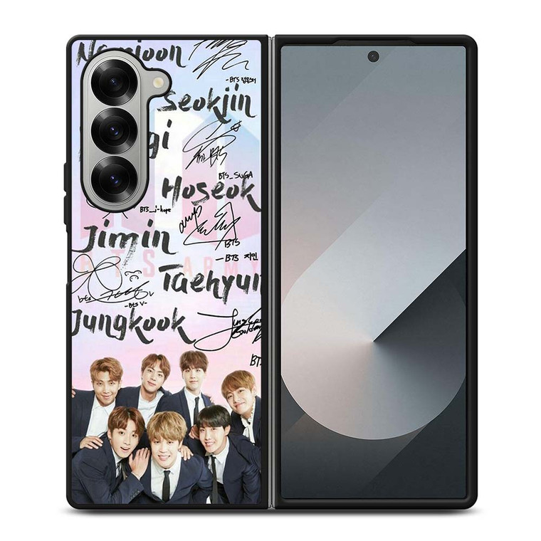 BANGTAN BOYS BTS SIGNATURE Samsung Galaxy Z Fold 6 Case Cover