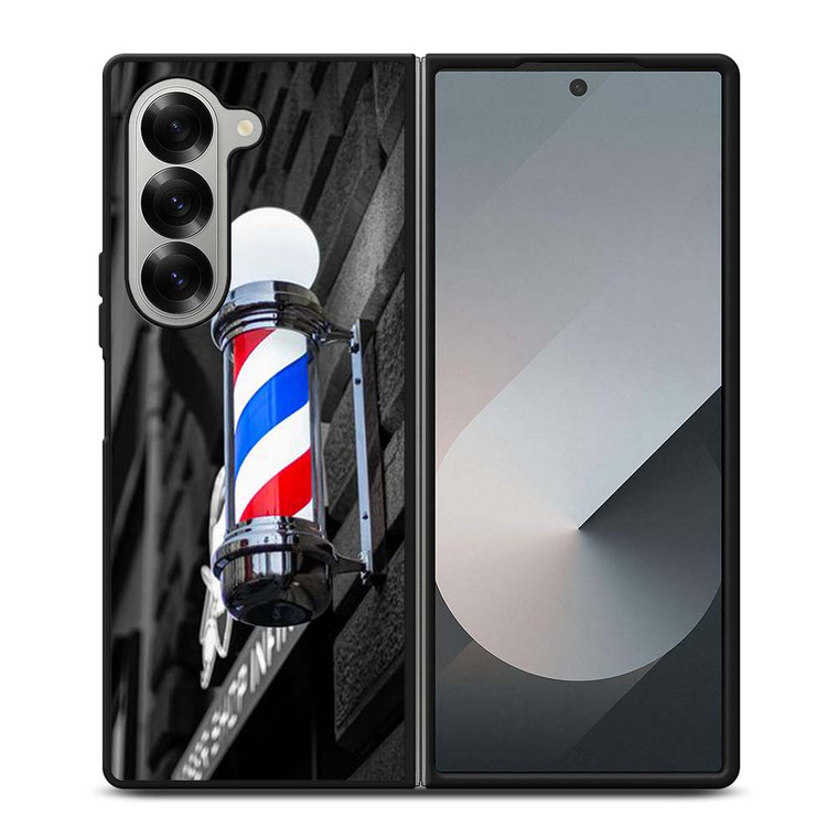 BARBER POLE HAIR CUT Samsung Galaxy Z Fold 6 Case Cover