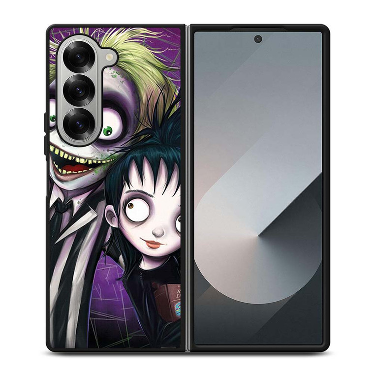 BEETLEJUICE TIM BURTON CARTOON 2 Samsung Galaxy Z Fold 6 Case Cover