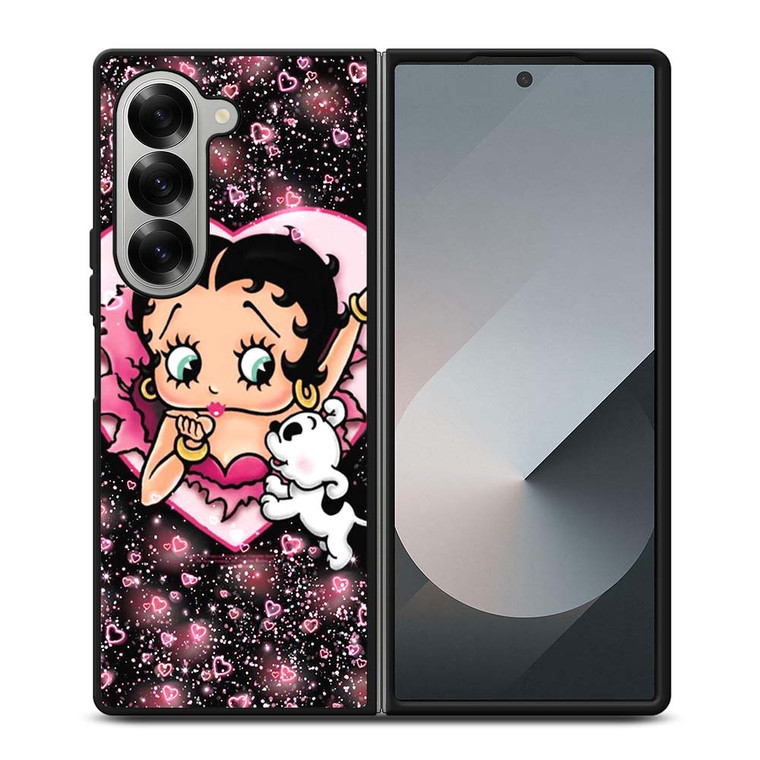 BETTY BOOP CUT LOVE Samsung Galaxy Z Fold 6 Case Cover