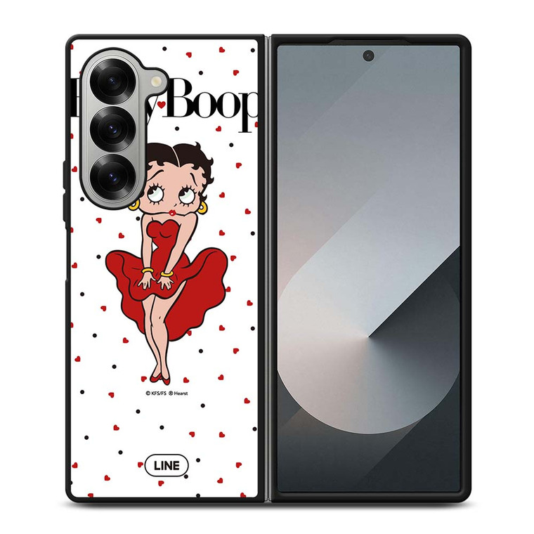 BETTY BOOP POLKADOT Samsung Galaxy Z Fold 6 Case Cover
