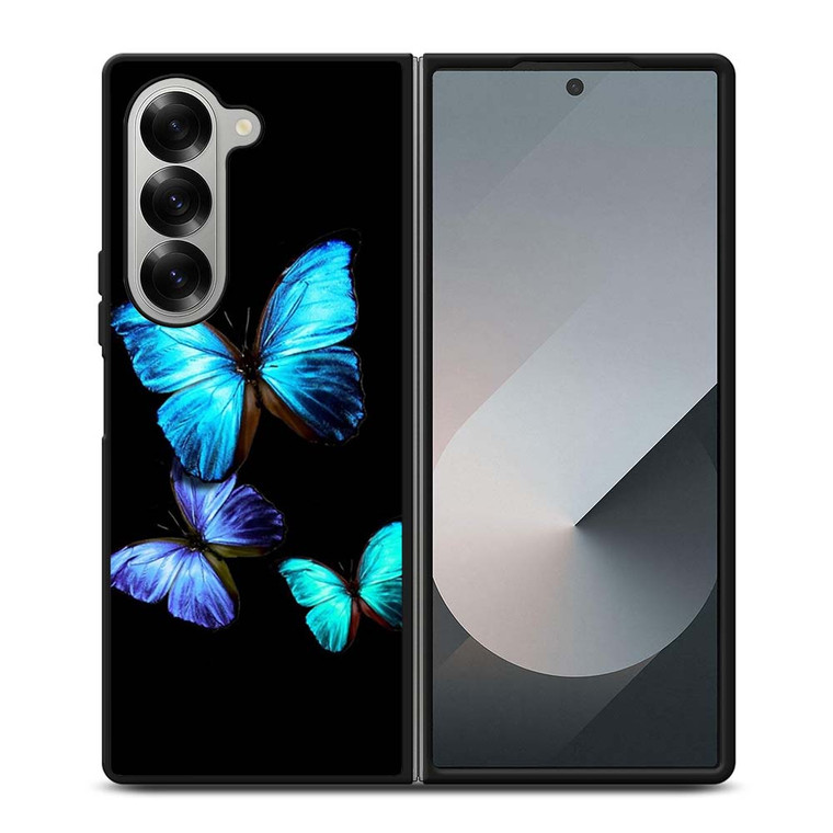 BLUE BUTTERFLY ART Samsung Galaxy Z Fold 6 Case Cover