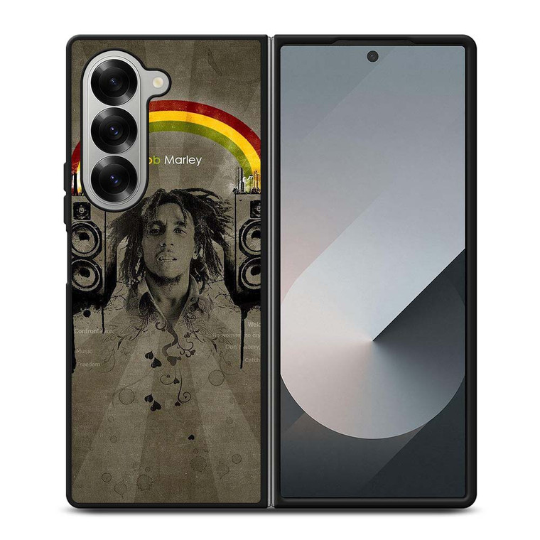 BOB MARLEY RASTA REGGAE ART Samsung Galaxy Z Fold 6 Case Cover