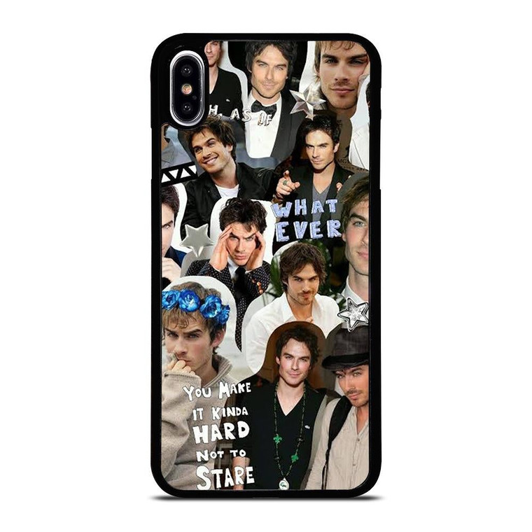 VAMPIRE DIARIES IAN SOMERHALDER COLLAGE iPhone XS Max case iPhone XS Max Case Cover