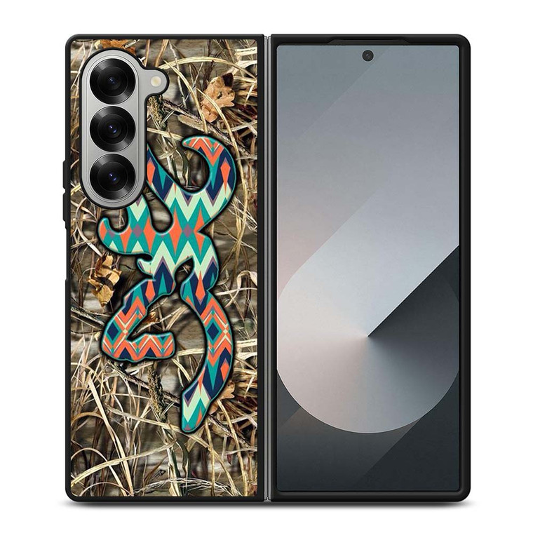 BROWNING CAMO LOGO CHEVRON Samsung Galaxy Z Fold 6 Case Cover