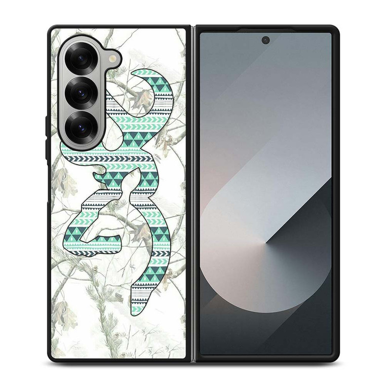 BROWNING LOGO CHEVRON GAL Samsung Galaxy Z Fold 6 Case Cover