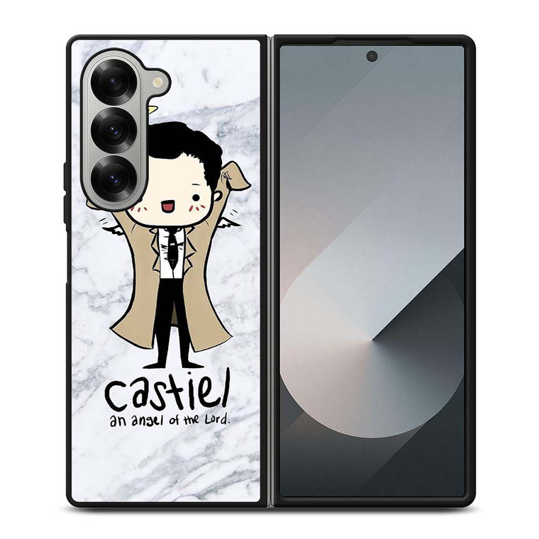 CASTIEL ANGEL OF THE LORD MARBLE Samsung Galaxy Z Fold 6 Case Cover