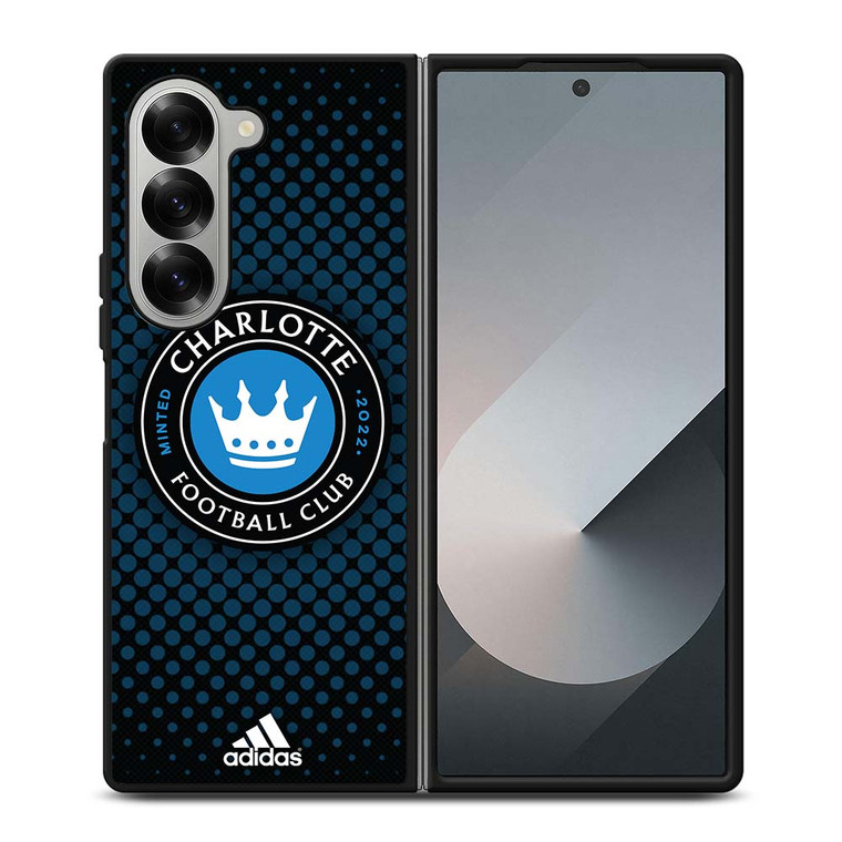 CHARLOTTE FC SOCCER MLS ADIDAS Samsung Galaxy Z Fold 6 Case Cover