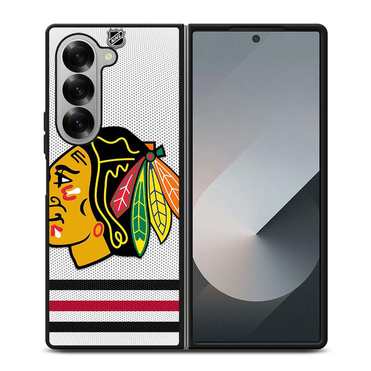 CHICAGO BLACKHAWKS LOGO HOCKEY Samsung Galaxy Z Fold 6 Case Cover
