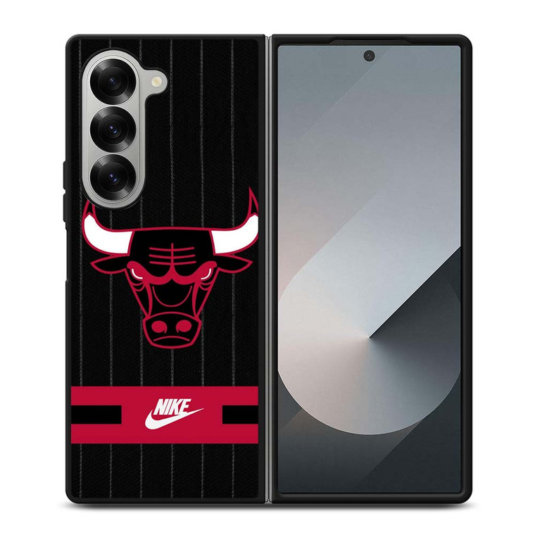 CHICAGO BULLS NIKE STRIPE Samsung Galaxy Z Fold 6 Case Cover