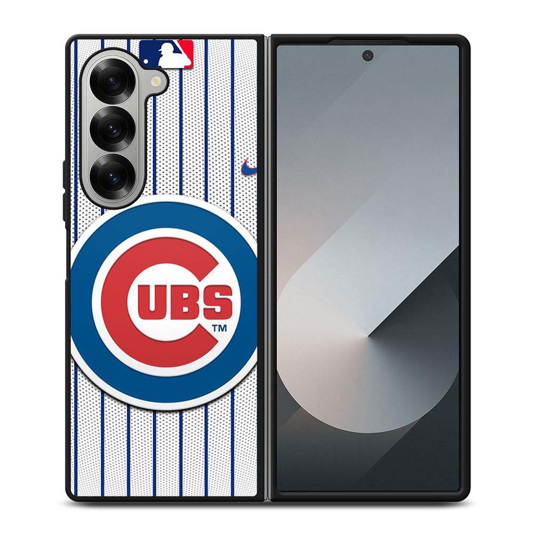 CHICAGO CUBS LOGO JERSEY Samsung Galaxy Z Fold 6 Case Cover