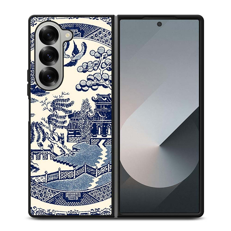 CHINESE BLUE ART Samsung Galaxy Z Fold 6 Case Cover
