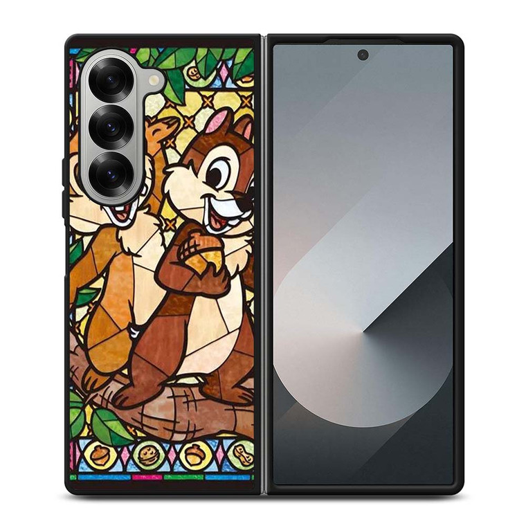 CHIP AND DALE DISNEY GLASS Samsung Galaxy Z Fold 6 Case Cover