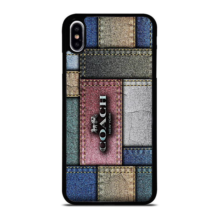 COACH NEW YORK LOGO JEANS  iPhone XS Max Case Cover