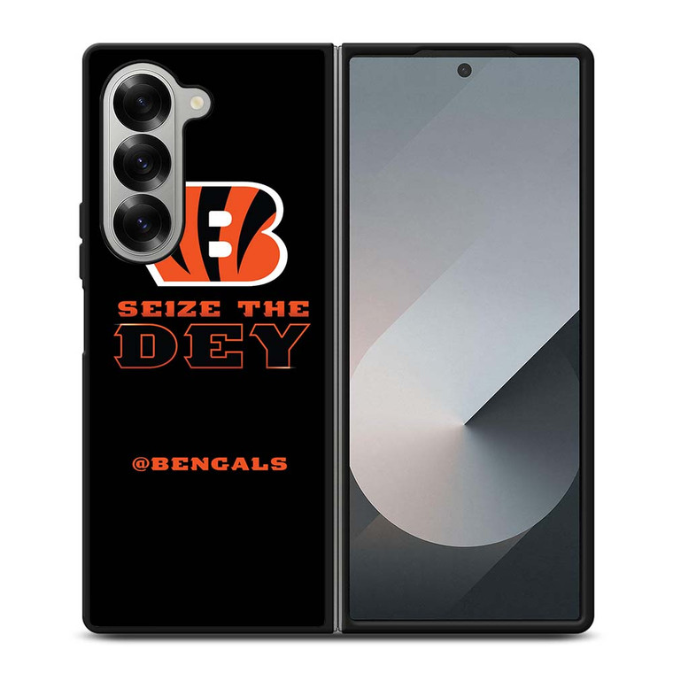 CINCINNATI BENGALS LOGO Samsung Galaxy Z Fold 6 Case Cover
