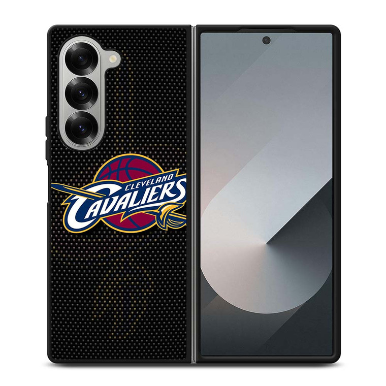 CLEVELAND CAVALIERS CARBON LOGO Samsung Galaxy Z Fold 6 Case Cover