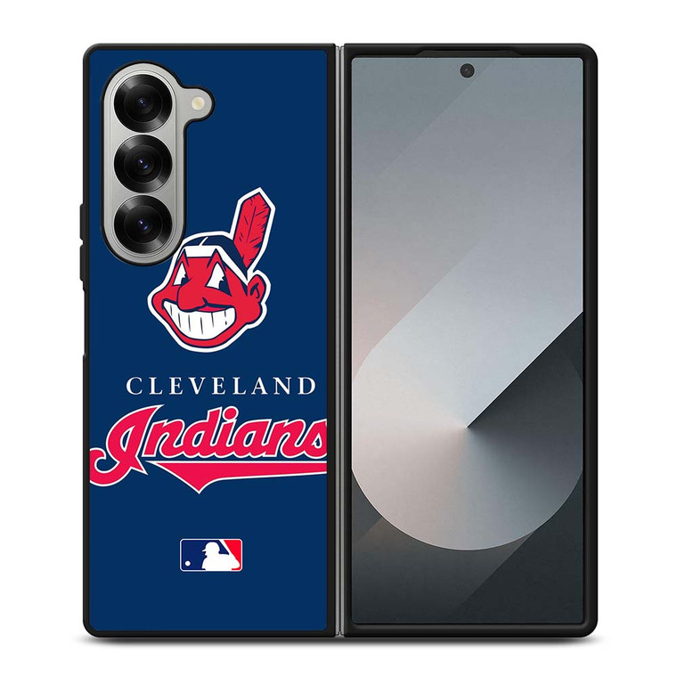 CLEVELAND INDIANS MLB TEAM Samsung Galaxy Z Fold 6 Case Cover