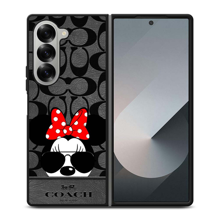 COACH NEW YORK DISNEY MICKEY MOUSE Samsung Galaxy Z Fold 6 Case Cover