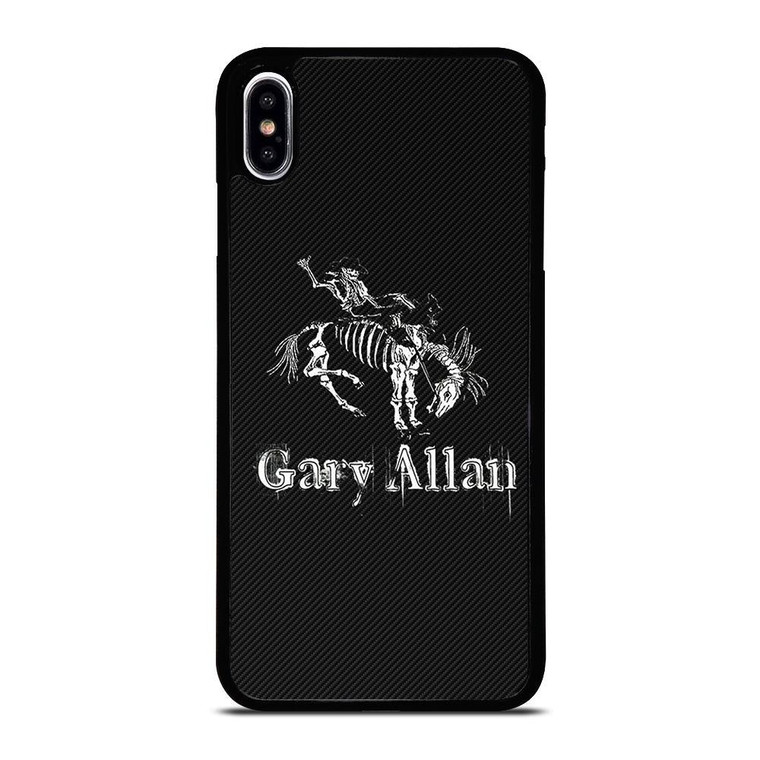 GARY ALLAN  LOGO CARBON iPhone XS Max Case Cover