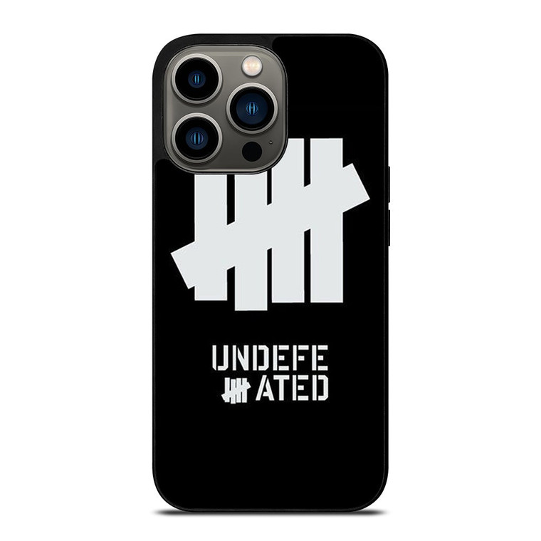 UNDEFEATED BLACK LOGO iPhone 13 Pro Case Cover