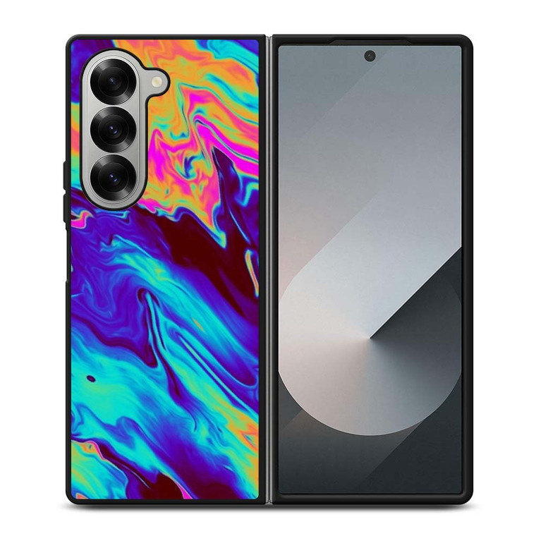 COLORFUL CHROME LIQUID Samsung Galaxy Z Fold 6 Case Cover