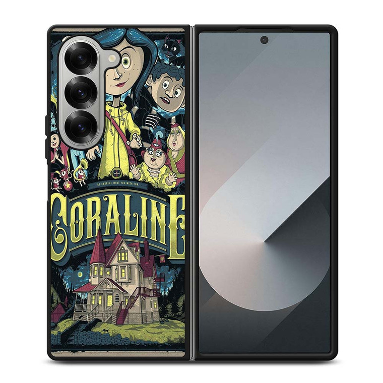 CORALINE CARTOON Samsung Galaxy Z Fold 6 Case Cover