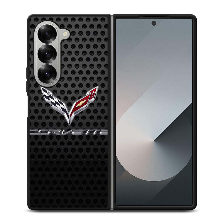 CORVETTE METAL ICON Samsung Galaxy Z Fold 6 Case Cover