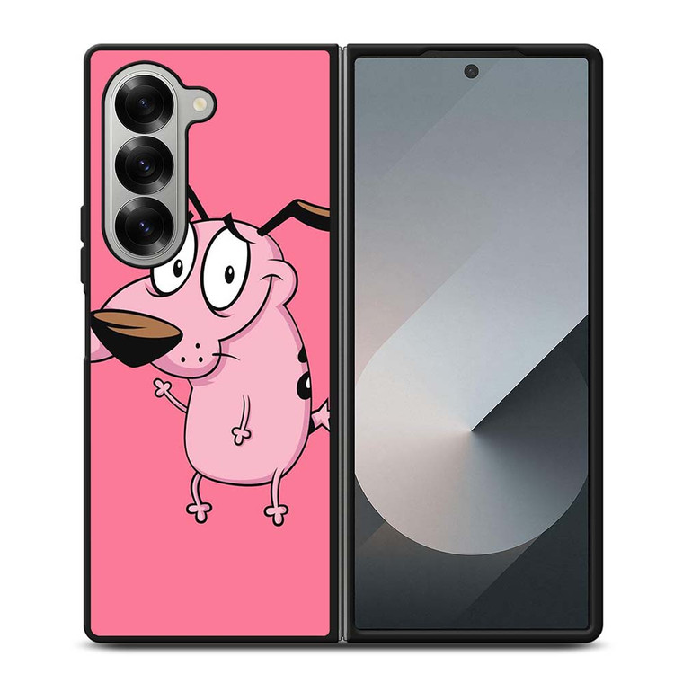 COURAGE THE COWARDLY DOG CARTOON Samsung Galaxy Z Fold 6 Case Cover