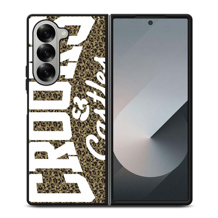 CROOKS AND CASTLES LEOPARD SKIN Samsung Galaxy Z Fold 6 Case Cover