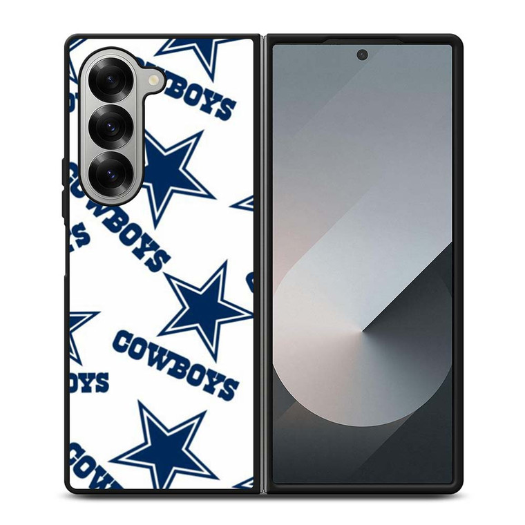 DALLAS COWBOYS LOGO PATTERN Samsung Galaxy Z Fold 6 Case Cover
